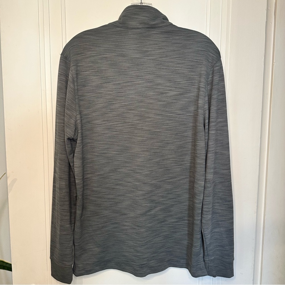 Nike Men’s Grey Long-Sleeve Dri-FIT Quarter-snap Pullover - Picture 2 of 9